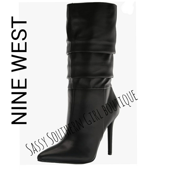 🆕⭐Nine West Off White Tasta heel boots - Picture 9 of 13